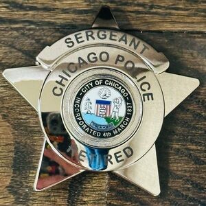 Chicago Police Sergeant Retired Star